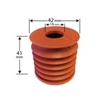 Depanner Cup Flat Top 42mm OD FDA Metal Detectable Silicone 40 Durometer