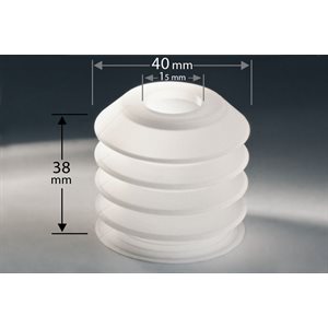 Depanner Cup Taper Top 40mm OD FDA Silicone 40 Durometer
