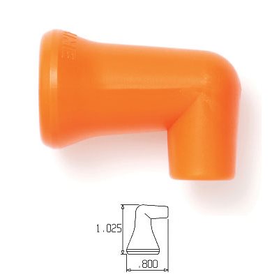 1/4" 90 Degree Nozzle for 1/4"System - Pack of 4