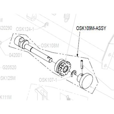 Feed Relese Handle Assembly S-50