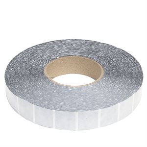 Mailing Tabs Clear Poly 1-1/2" 4000 Tabs Per Roll