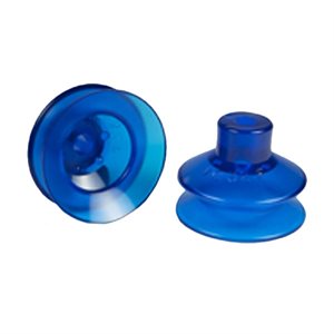 Blue Vinyl Vacuum Cup 1.82H x 2.38W x .38B Style K